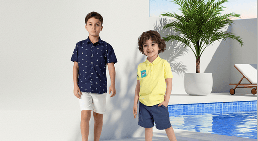 Boys’ Polo Shirts and Shorts: Trendy Summer Outfit Ideas