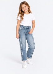 Fringe-Side Denim - Light Blue