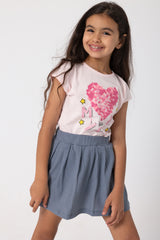 Myself Heart Skirt Set