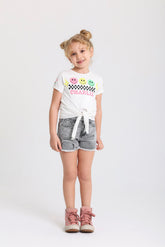 Charlie Smiley Faces Off-white T-shirt