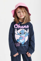 Ohana Stitch Dark BlueCotton Set