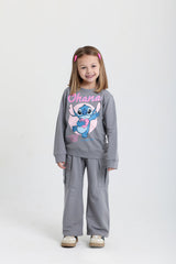 Ohana Stitch Gray Cotton Set