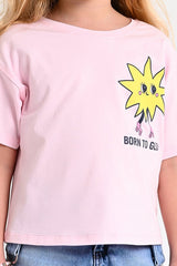 Born To Glow T-shirt - Pink
