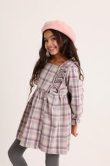 Square Neck Somo Strips Dress