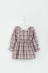 Square Neck Somo Strips Dress