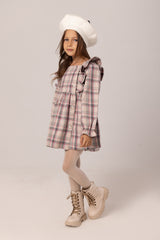 Square Neck Somo Strips Dress