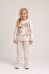 Bambi Deer Beige Pajama
