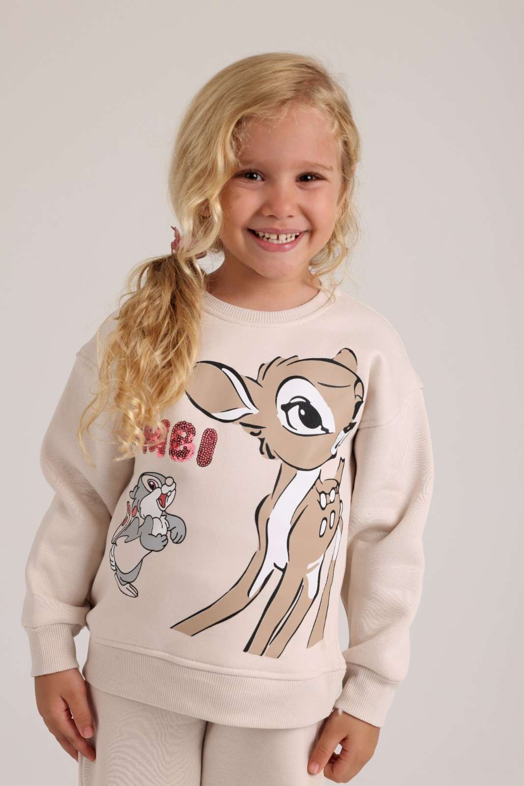 Bambi Deer Beige Pajama
