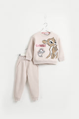 Bambi Deer Beige Pajama