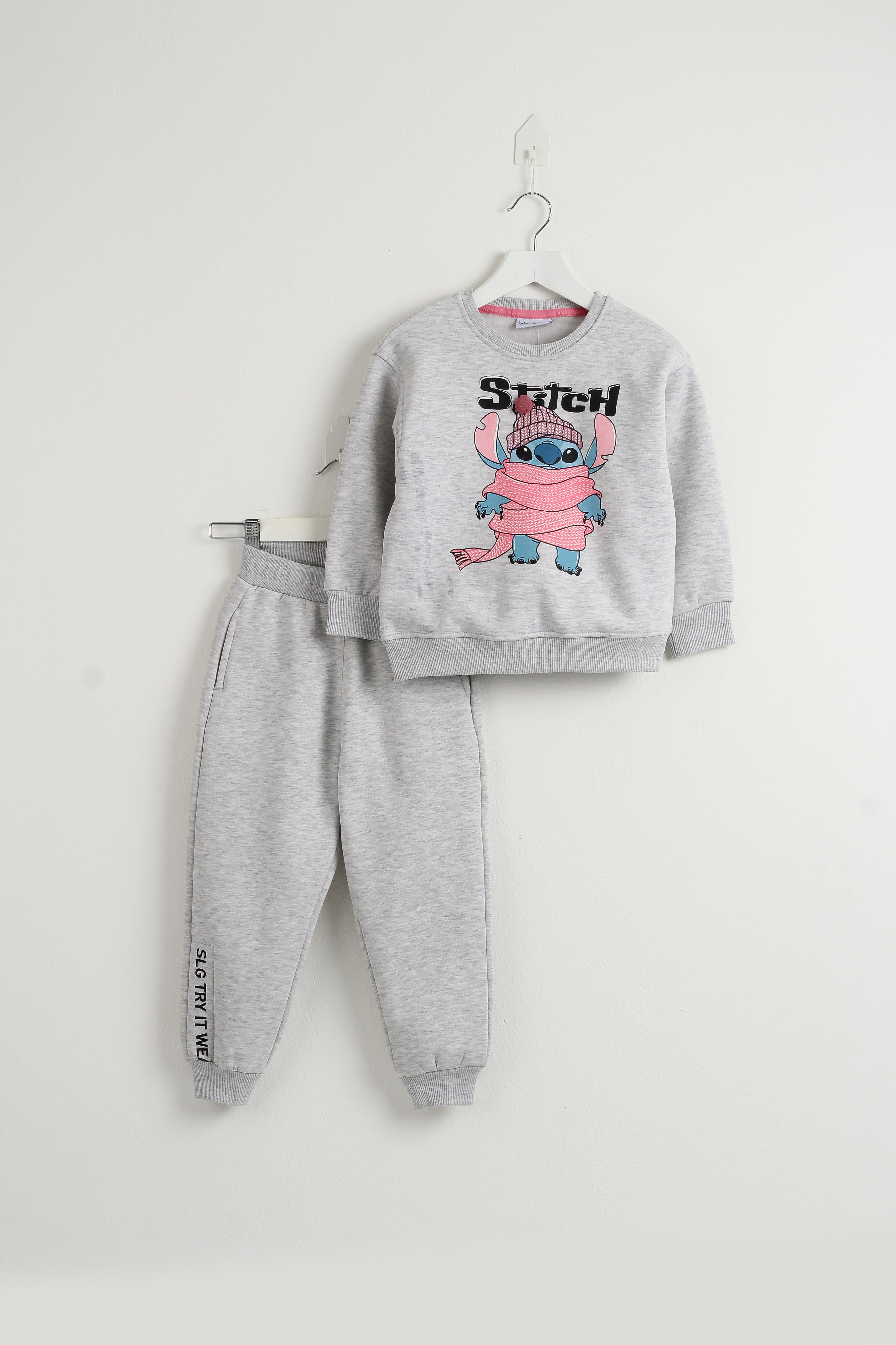 STITCH With Scarf Gray Pajamas