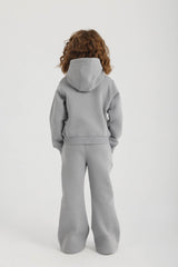 Rushed Front & Flare PJ - Gray