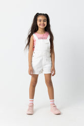 White Light Summer Salopette