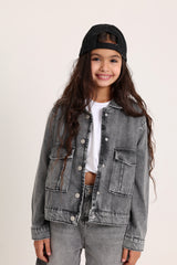 Winter Denim Gray Jacket