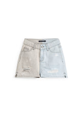 Duo Colors Denim Short
