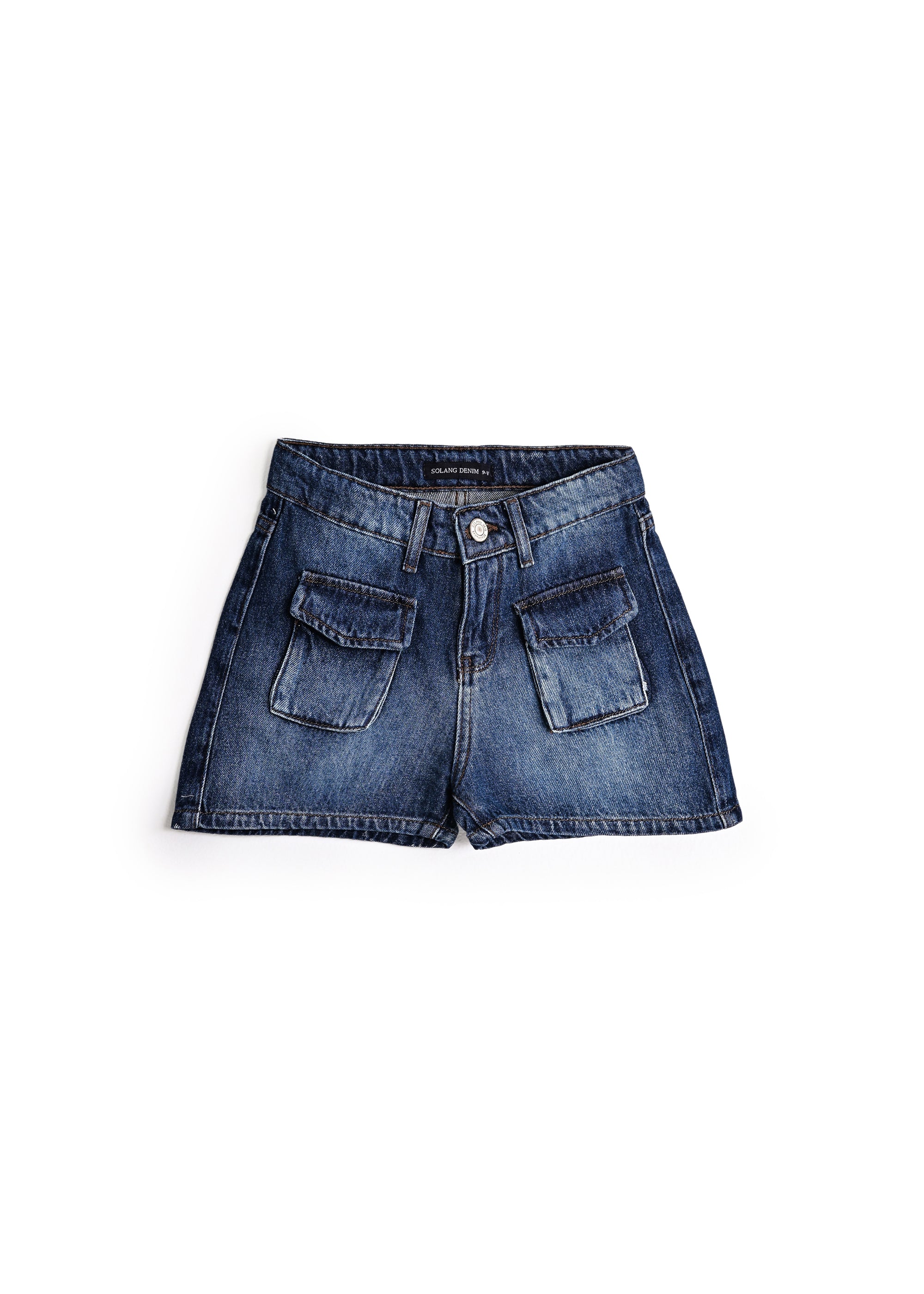 Cargo Pockets Short - Dark Denim