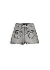 Cargo Pockets Short - Light Gray