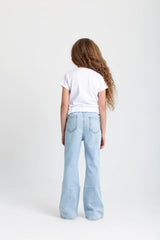 Girls Trendy Flare washed Jeans