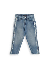 Fringe-Side Denim - Jeans