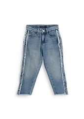 Fringe-Side Denim - Jeans