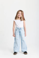 Pocket Cozy Light Blue Denim