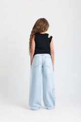 Pocket Cozy Light Blue Denim