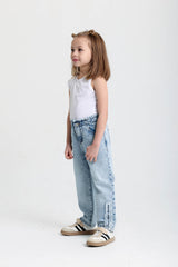 Cloud Wash High Rise Jeans