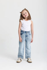 Cloud Wash High Rise Jeans