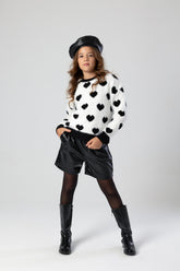 Hearts Knitwear Chic Top