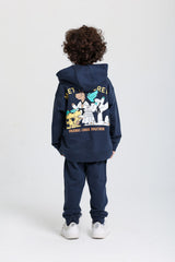 Friends Cheering Dark Blue Cotton Set