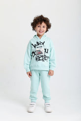 Hooded Car Graph Cotton Set