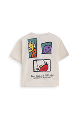Emoji Skate T-shirt - Offwhite