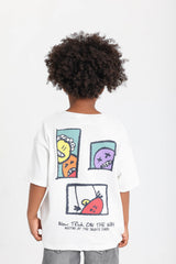 Emoji Skate T-shirt - Offwhite
