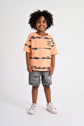 Wave Spot T-shirt - Orange