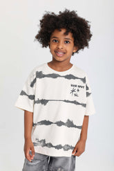 Wave Spot T-shirt - Beige