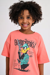 Goodness Duck T-shirt - Orange