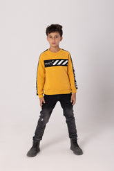 North Ad. Striped Sweatshirt