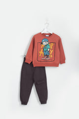 Streetwear Boy Dark Red Pajama