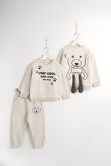 Bear Hug Back Beige Pajama