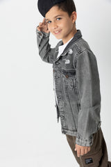 Jeans Jacket - Grey Color