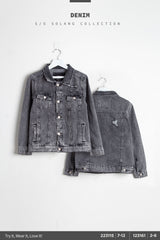 Jeans Jacket - Grey Color