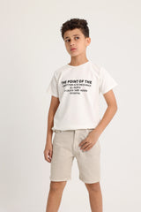 Classic  Boy Beige  Short