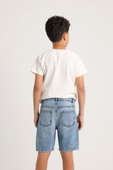 Boys Cutted Jeans Denim