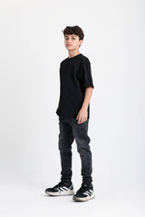 Faded Wash Gray Denim Jeans