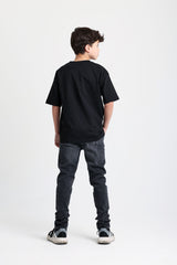 Faded Wash Gray Denim Jeans