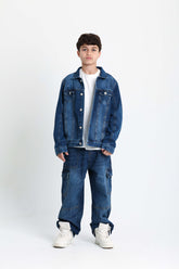 Classic Dark Blue Denim Jacket