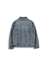 Classic Light Gray Denim Jacket