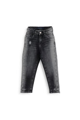 Washed Black Slim Denim