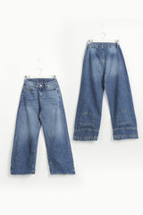 بنطلون جينز بناتي كلاسيكي