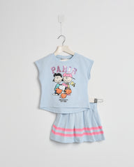 Paris Friends Skirt Set