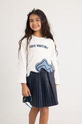 Full Sleeve Wavy Top (One Piece)